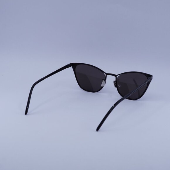 Saint Laurent SL409 002 Sunglasses Black Cat Eye Frame, Black Lenses - Picture 4 of 9